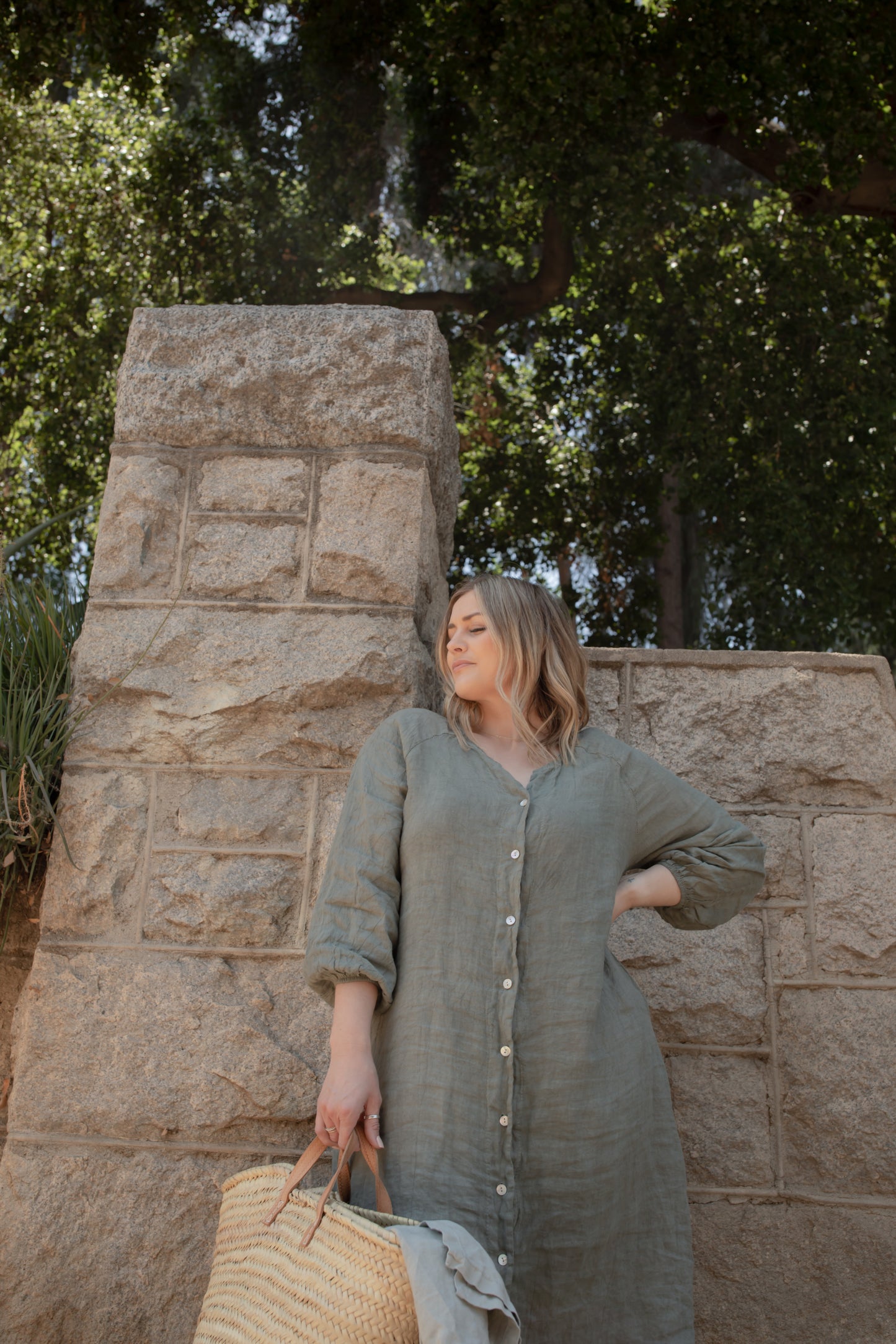 The Camille Linen Dress