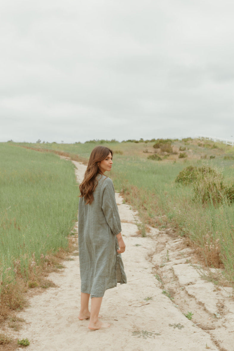 The Camille Linen Dress