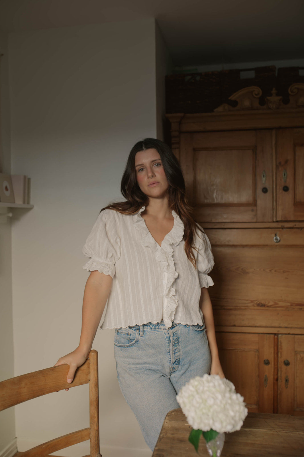 Josephine Ruffle Blouse