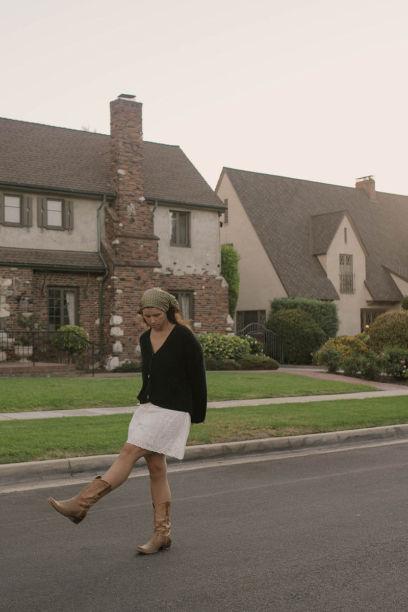 Felicity Eyelet Mini Skirt