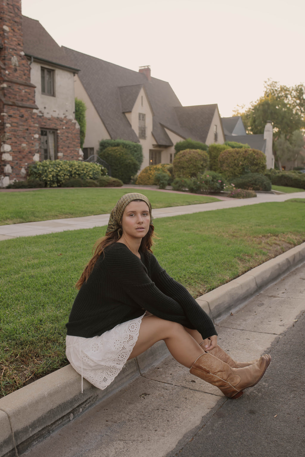 Felicity Eyelet Mini Skirt
