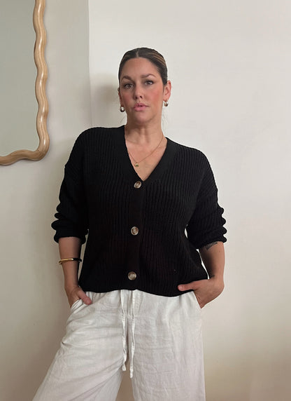 Fisherman Knit Cardigan