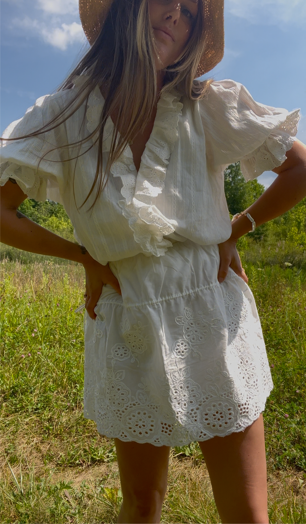 Josephine Ruffle Blouse