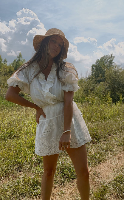Josephine Ruffle Blouse