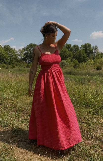 Della Gingham Dress