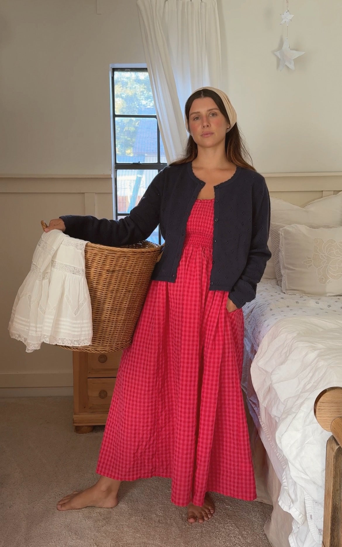 Della Gingham Dress