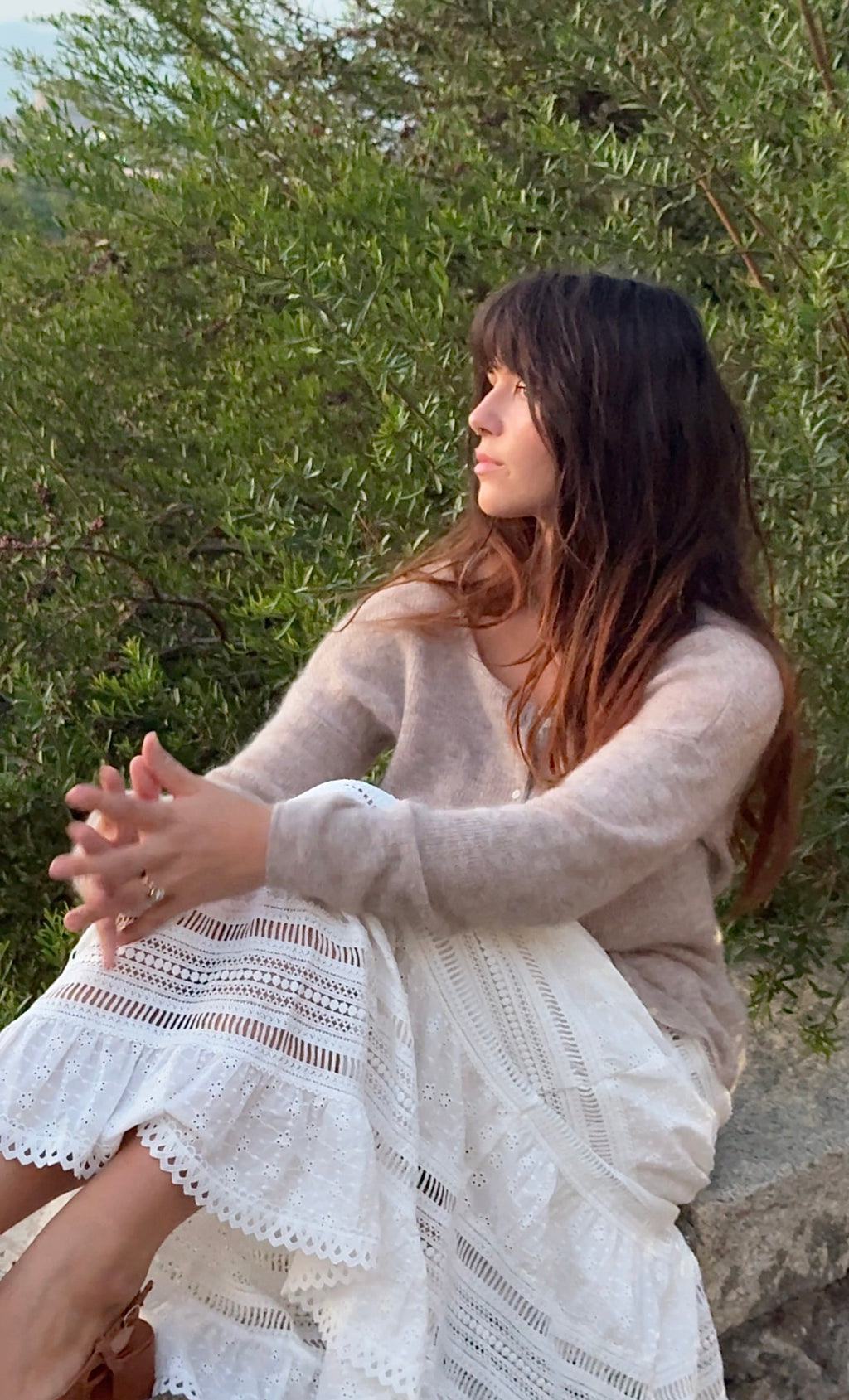 Florence Lace Maxi Skirt