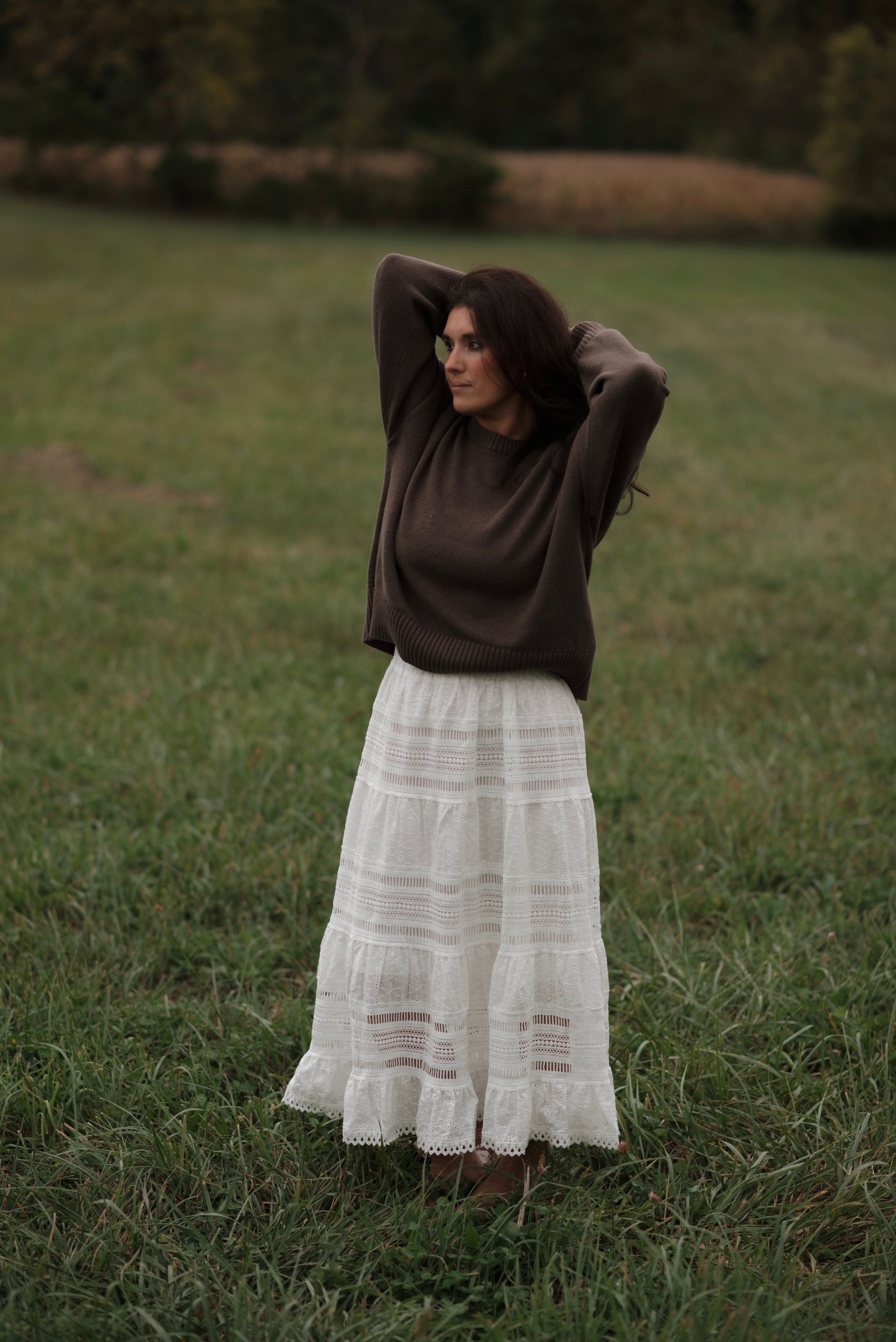 Florence Lace Maxi Skirt