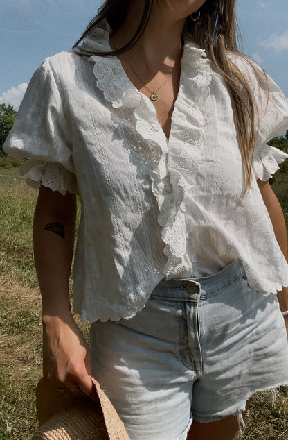 Josephine Ruffle Blouse