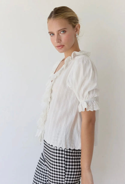 Josephine Ruffle Blouse