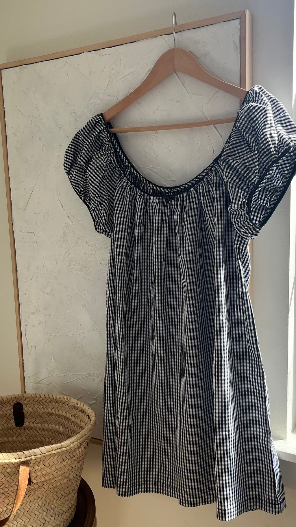 Riley Gingham Mini Dress
