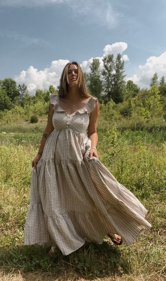 Rhodes Gingham Dress