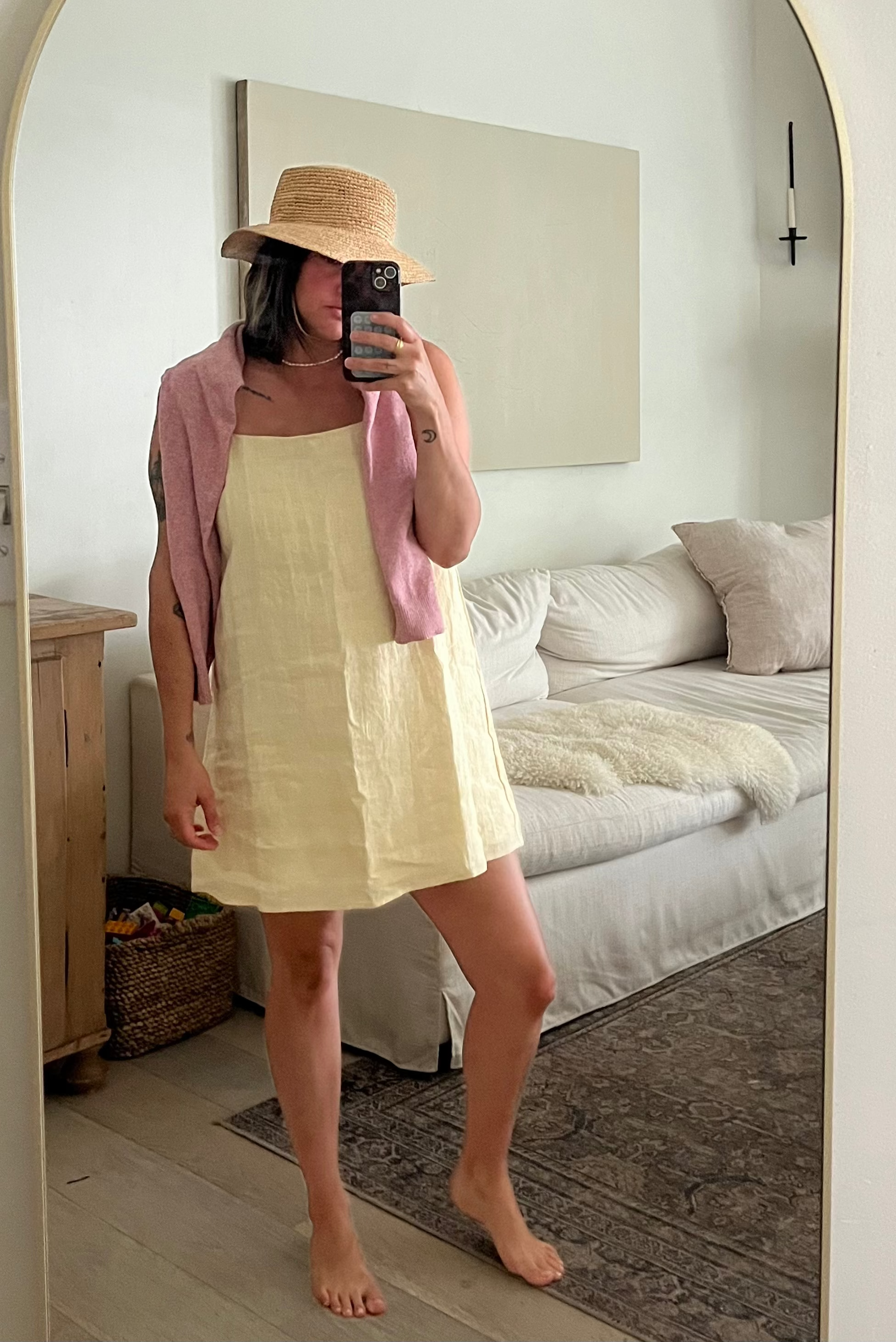 Kaia Linen Mini Dress