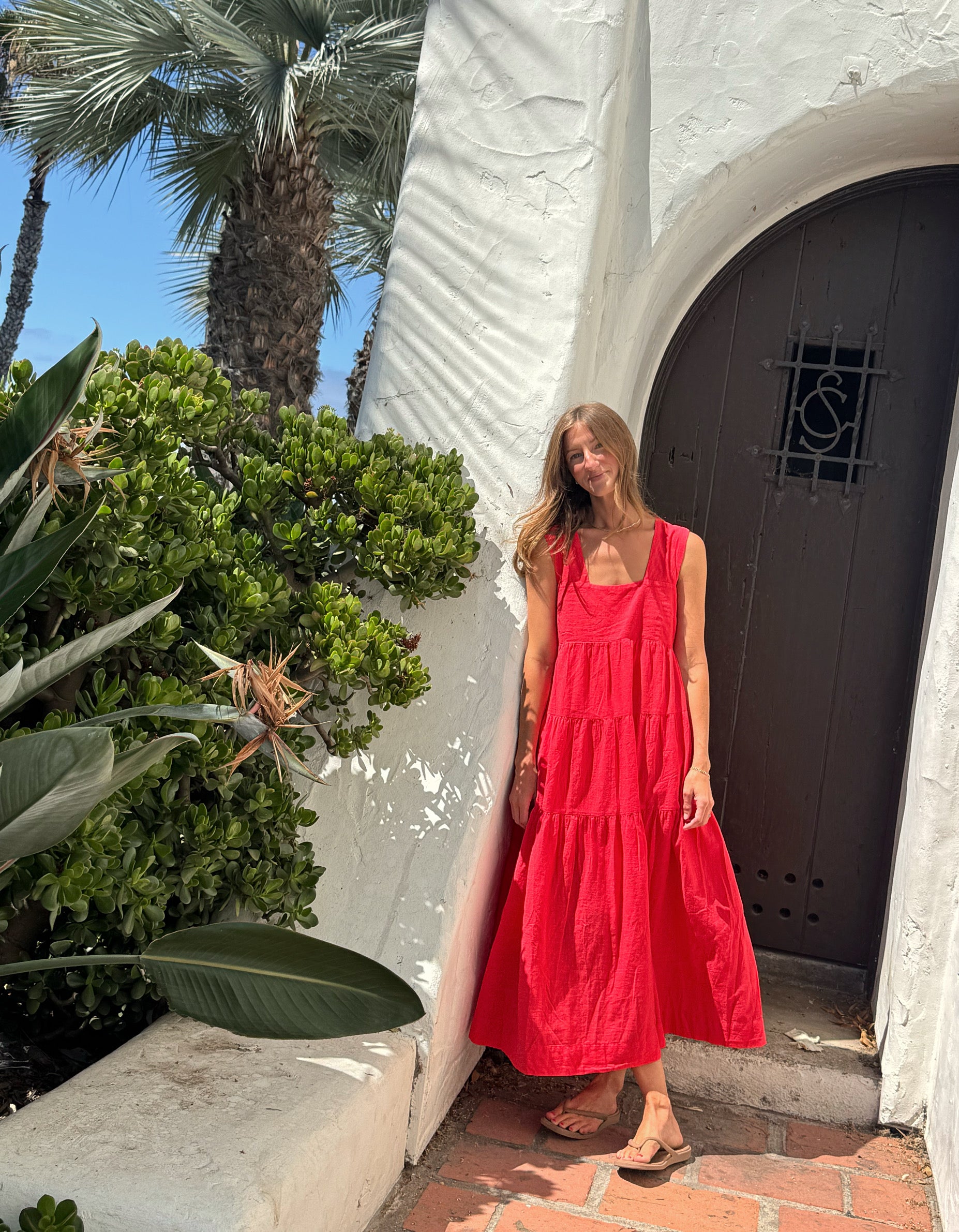 Sloane Cotton Maxi Dress – Native Bohème
