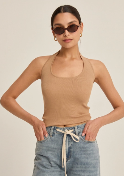 Hailey Halter Top