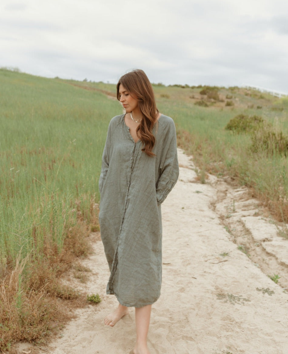 The Camille Linen Dress