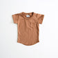 Curved Hem Pocket Tee