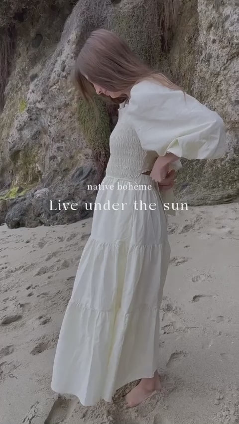 Ivory Cotton Dress