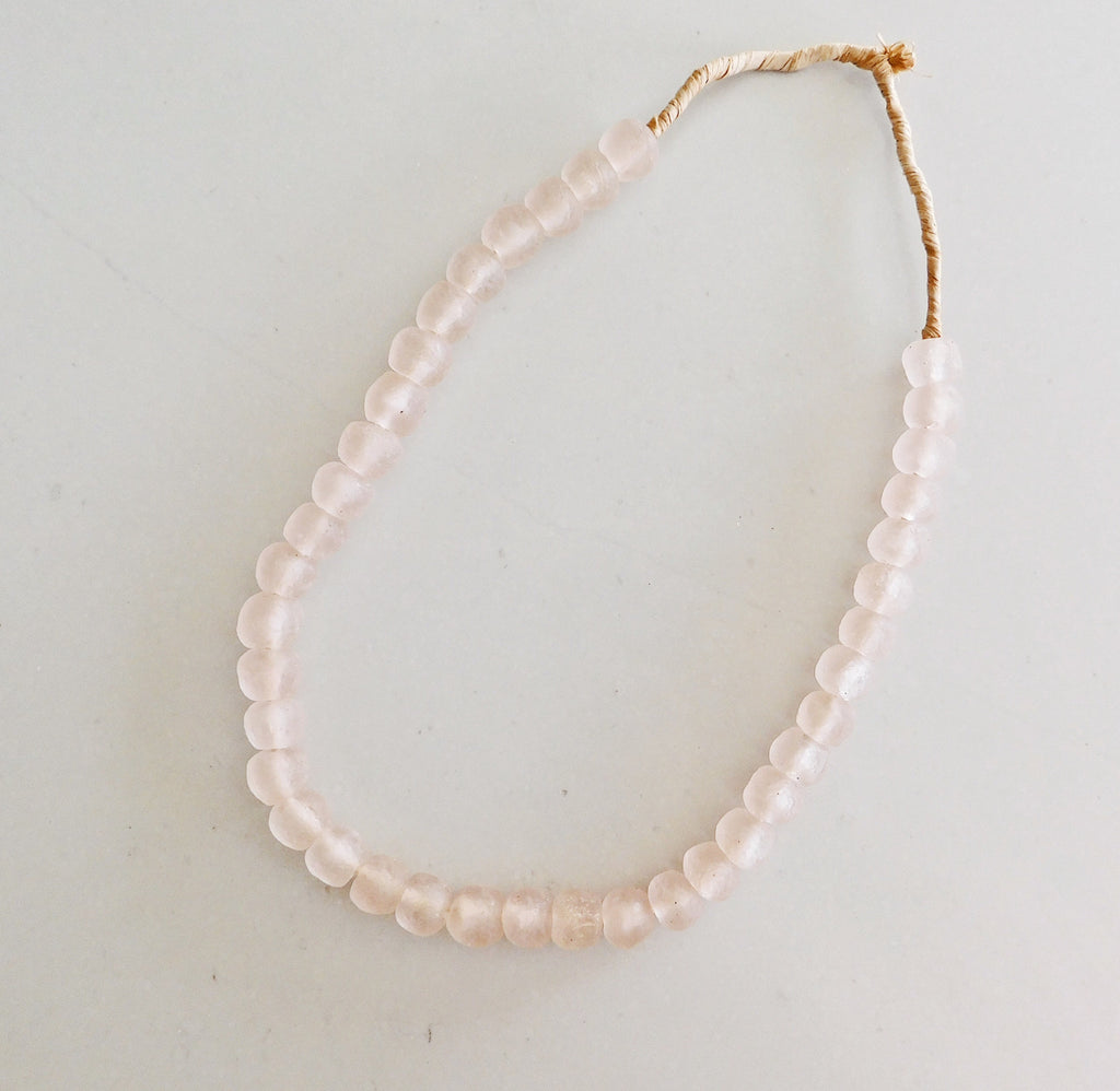 Rose Recycled Glass Beads