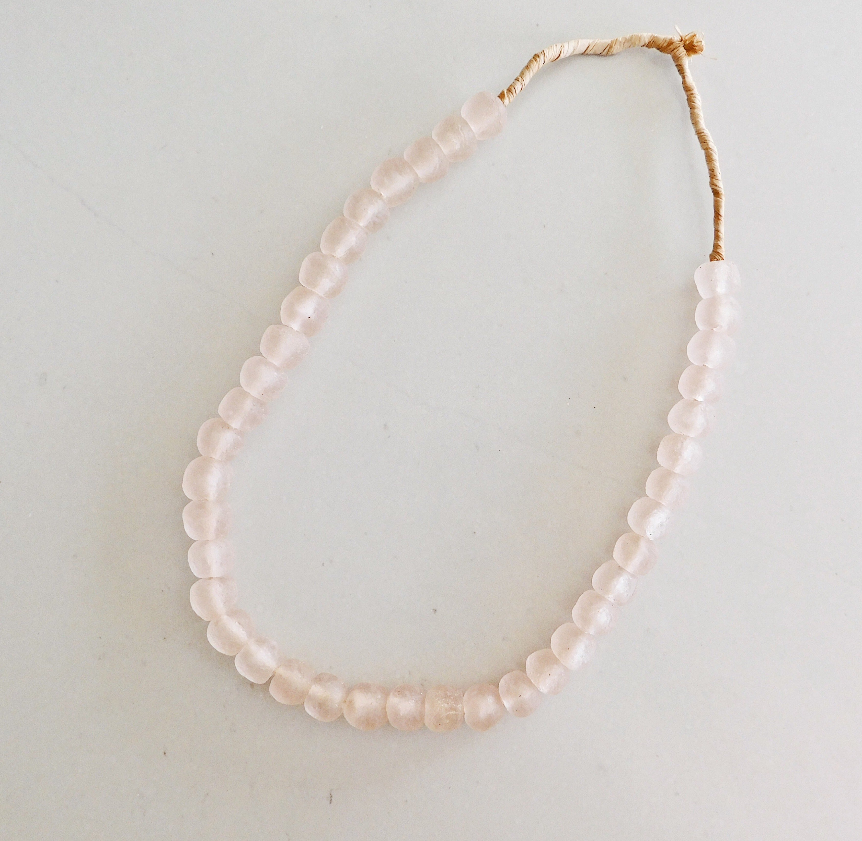 Rose Recycled Glass Beads