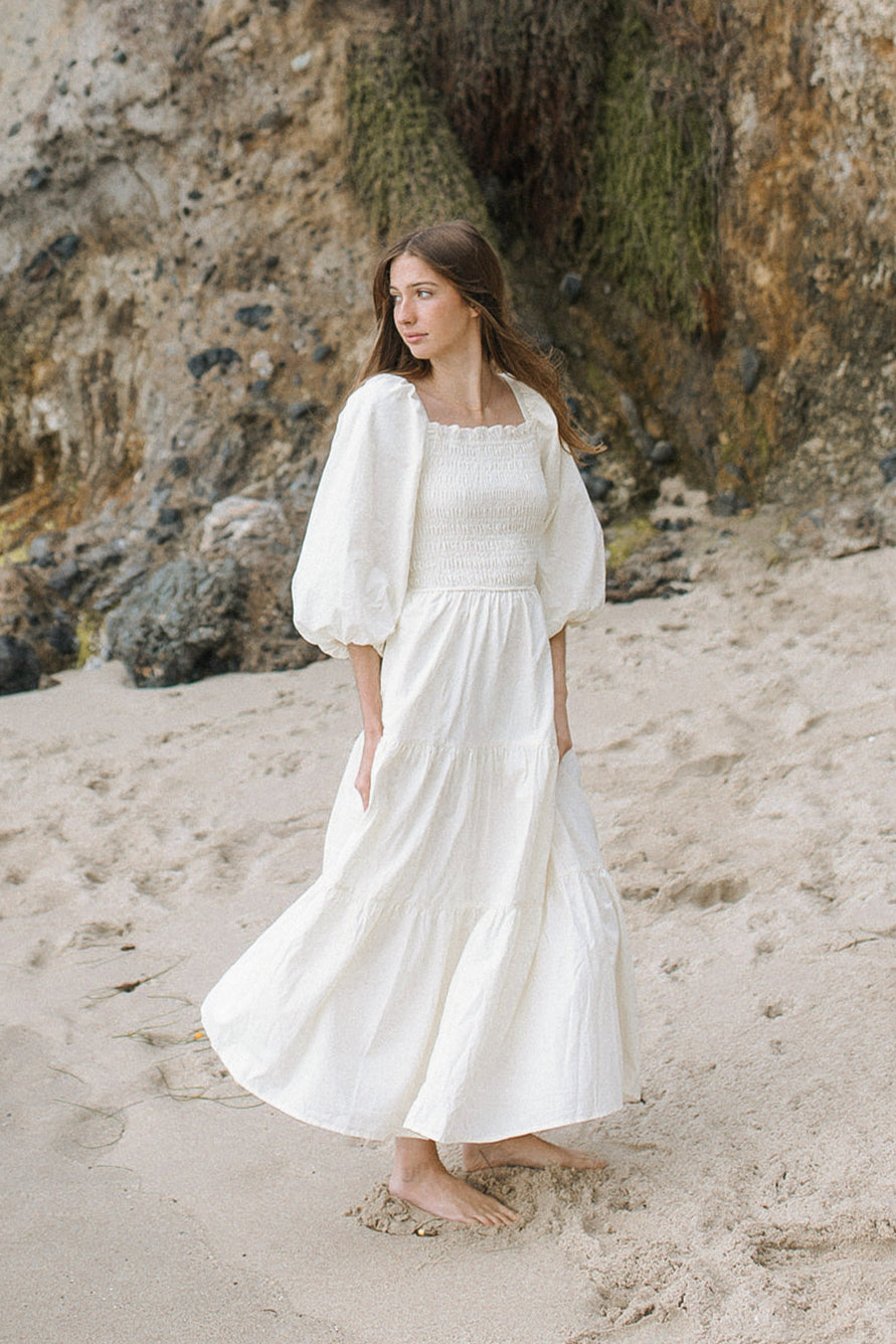 Ivory Cotton Dress