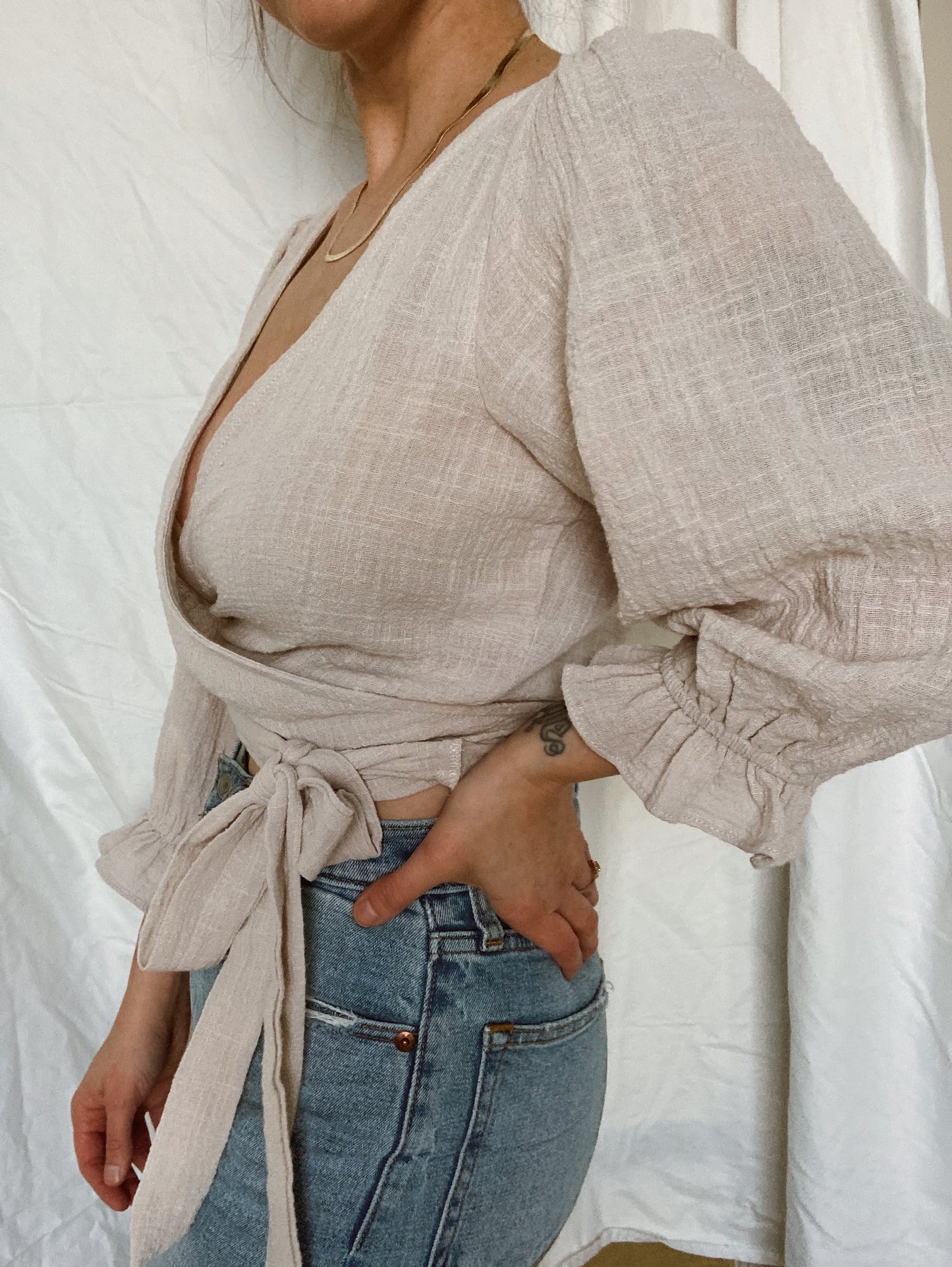 Kaia Wrap Top