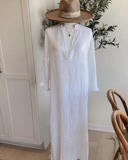 French Linen Tunic Dress