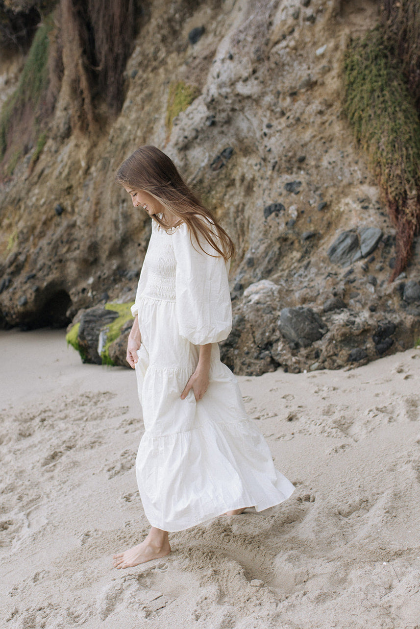Ivory Cotton Dress