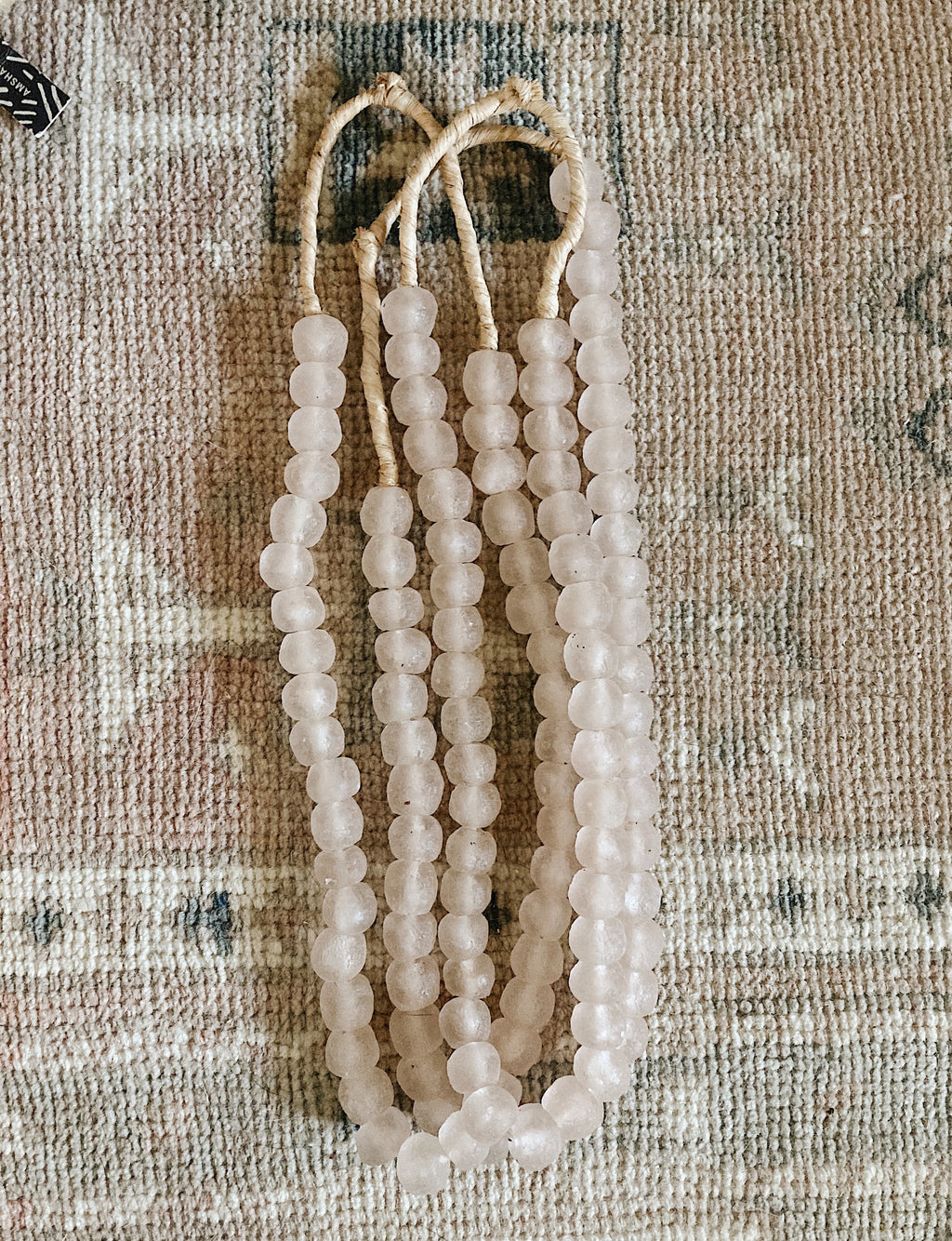 Rose Recycled Glass Beads